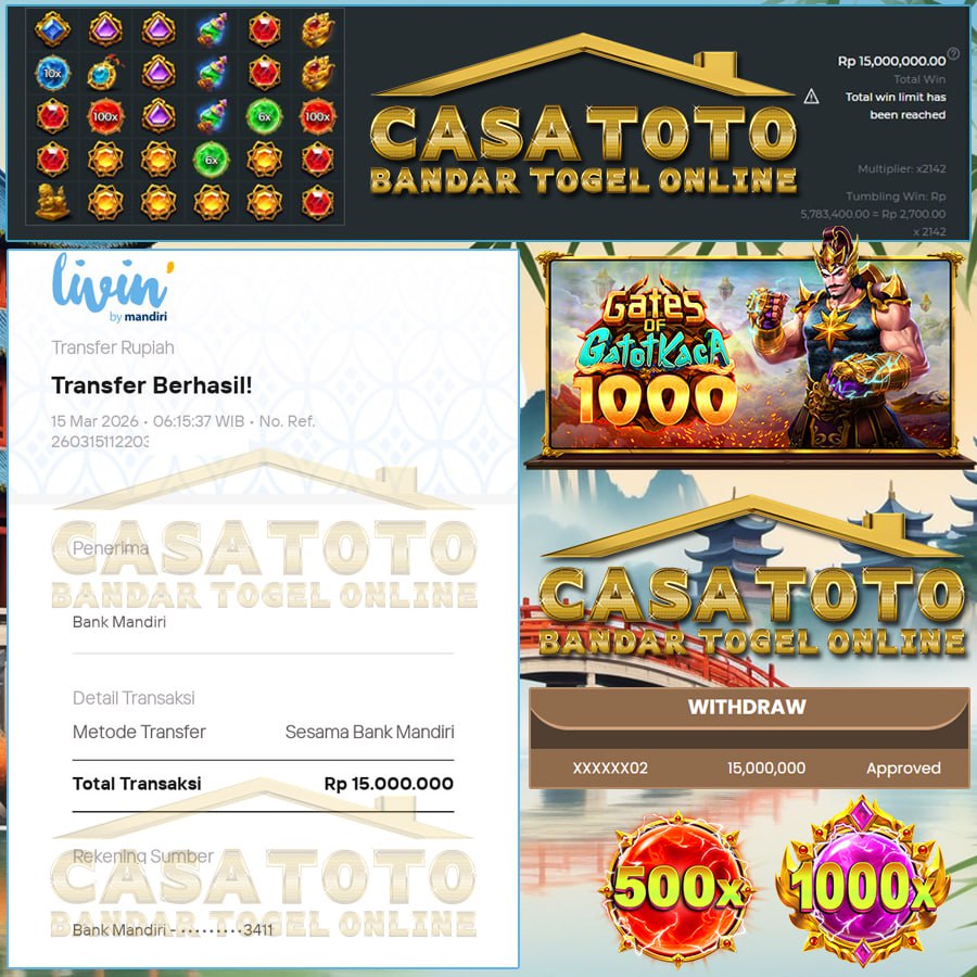 KEKUATAN GATOT HARI INI BIKIN SIAPAPUN MERINDING! SEKALI SPIN LANGSUNG JACKPOT!!!