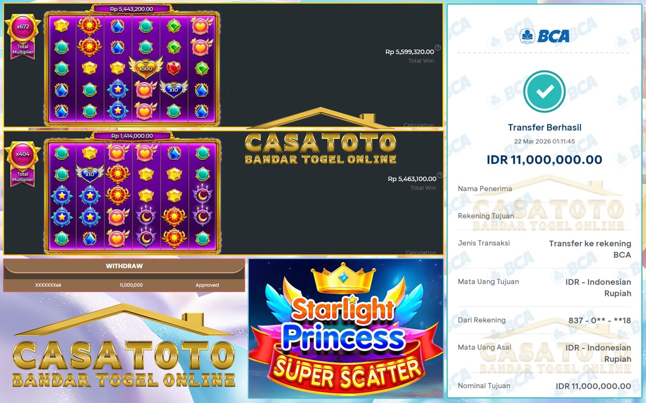 PECAHAN JACKPOT BERUNTUN DARI SI CANTIK HARI INI!!!