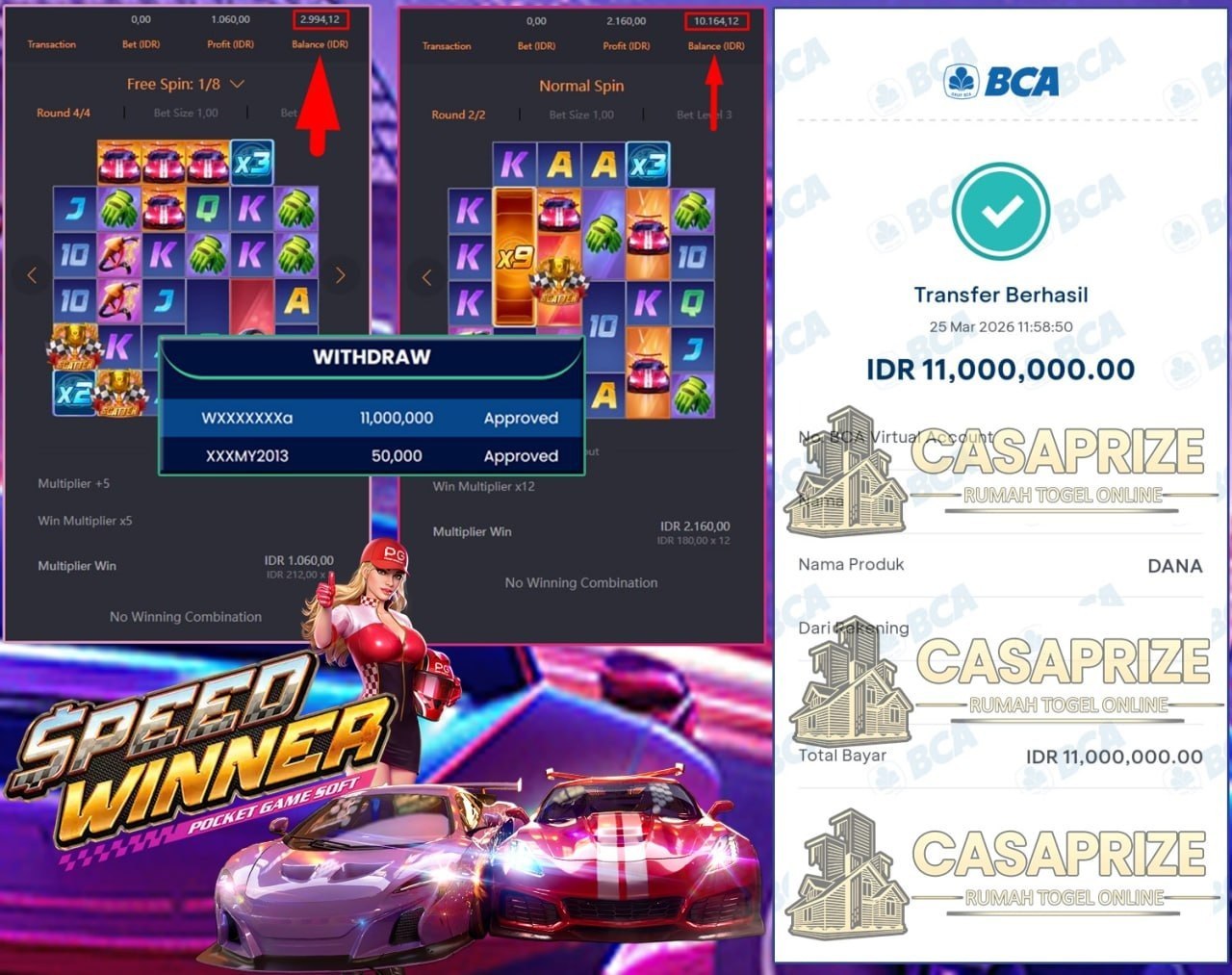 SPEED WINNER NGEBUT BAWA CUAN!