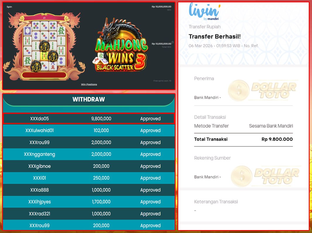 SEMBURAN JACKPOT DARI SANG NAGA HITAM!!