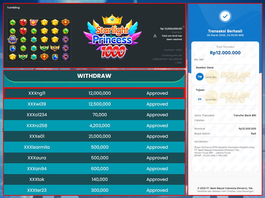 LEDAKAN DARI SI CANTIK MEMBUAHKAN HASIL KEMENANGAN FANTASTIS!!