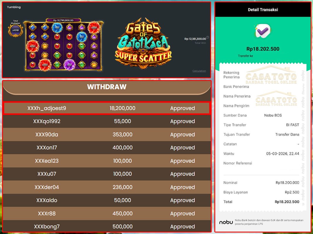GATES OF GATOT KACA SUPER SCATTER CASATOTO BAWA CUAN 18JT AN, MULTIPLIER BIKIN DOMPET TEBAL !!! 