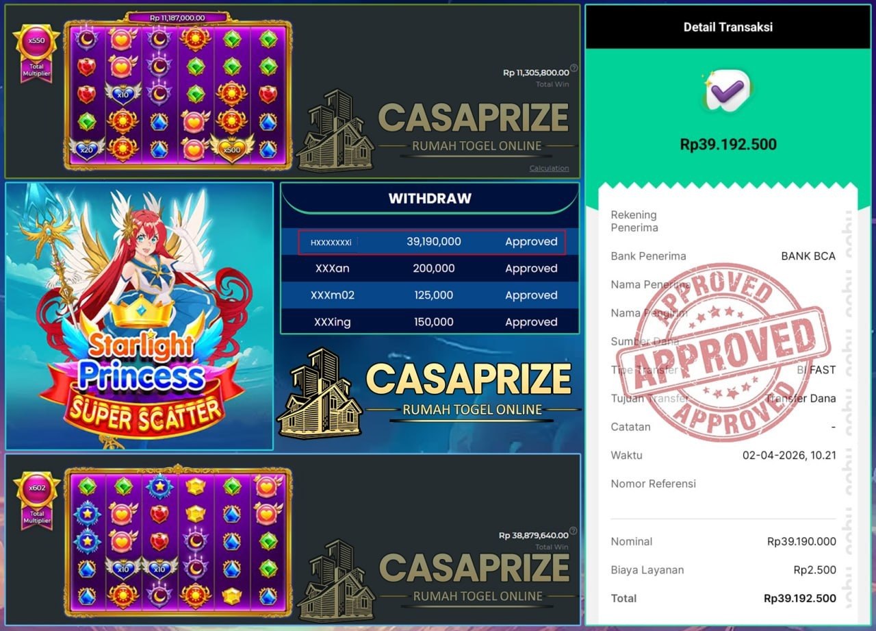 CAHAYA BINTANG MENERANGI CASAPRIZE!!!