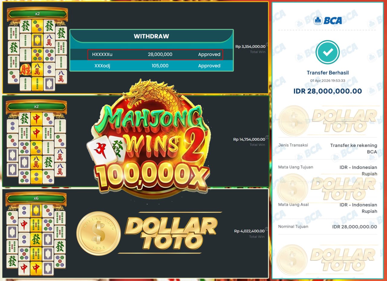 JACKPOT FANTASTIS KEMBALI DIHASILKAN DARI SANG NAGA! 28JT LANGSUNG MASUK TANPA RIBET!!