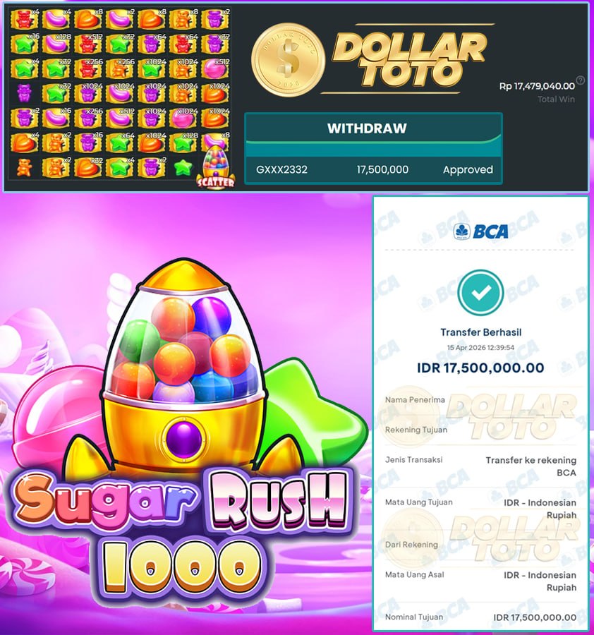  KEMENANGAN MENGALIR DERAS HARI INI DI SLOT PRAGMATIC PLAY!!