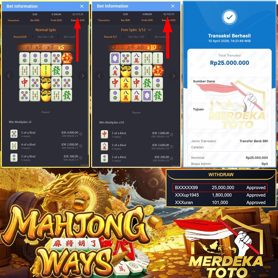 MAIN DI MERDEKATOTO, CUAN MENGGILA!! MAXWIN GAK ADA HENTINYA!!