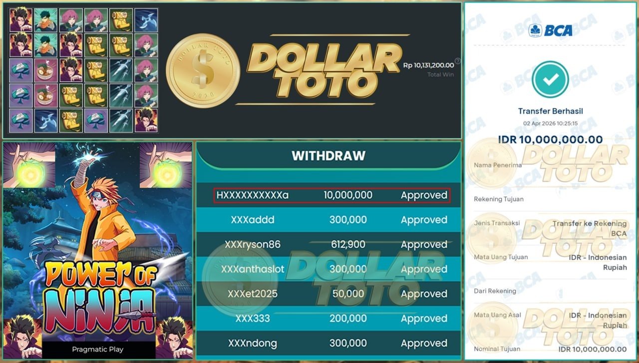 MEMBER DOLLARTOTO BARU SAJA MEMBAWA KEMENANGAN YANG SPEKTAKULER!!!