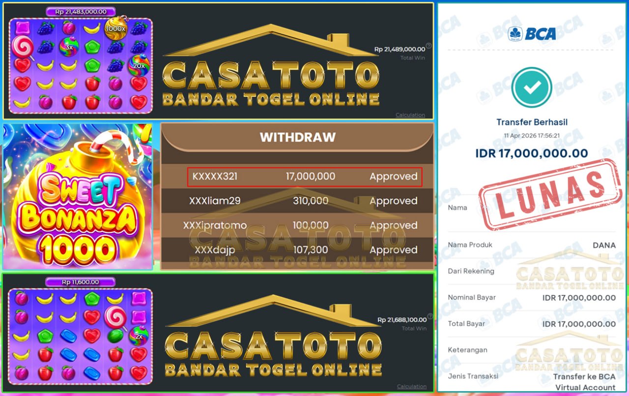 SWEET BONANZA 1000 NGAMUK, MANISNYA BIKIN SALDO MELEDAK!!