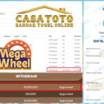 PUTAR WHEEL NYA RAIH CUANNYA, WIN SEBESAR 15 JT DI CASATOTO!