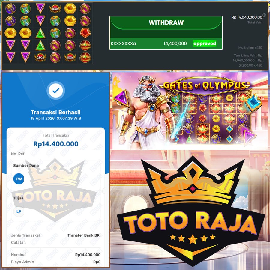 TGATES OF OLYMPUS GACOR TERUS DI TOTORAJA, WIN SEBESAR 14 JT !